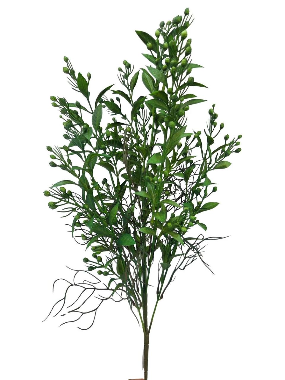 Hosszúkás bimbós műzöld csokor 60 cm – 4 színben Hosszúkás bimbós műzöld csokor 60 cm – 4 színben