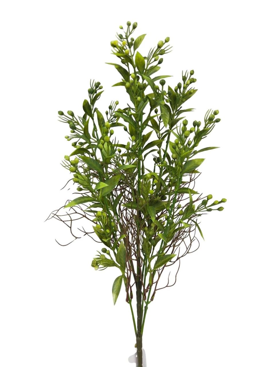 Hosszúkás bimbós műzöld csokor 60 cm – 4 színben Hosszúkás bimbós műzöld csokor 60 cm – 4 színben
