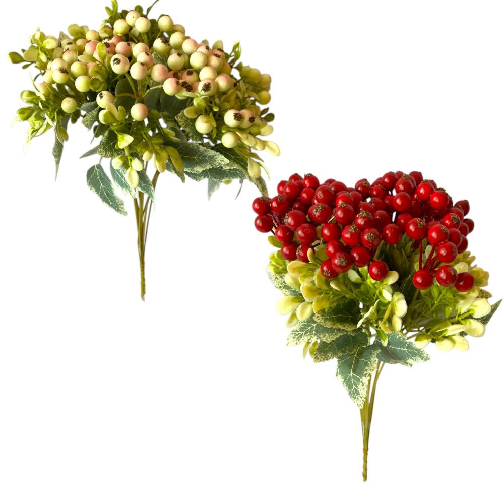 Bogyós dekor pick 38 cm – 8 színben Bogyós dekor pick 38 cm – 8 színben