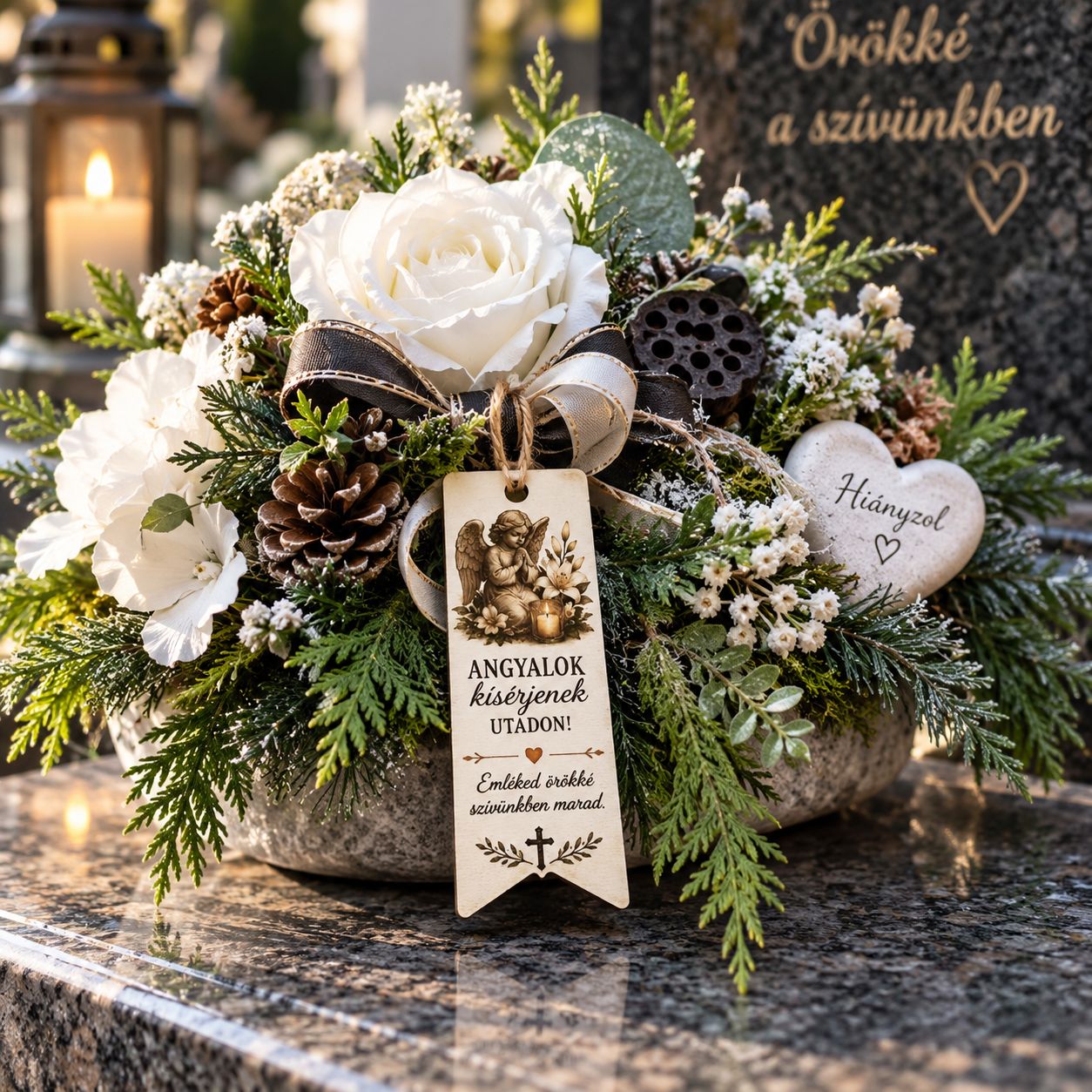 Kegyeleti fa furatolt biléta 2,8 × 7,6 cm – többféle mintával