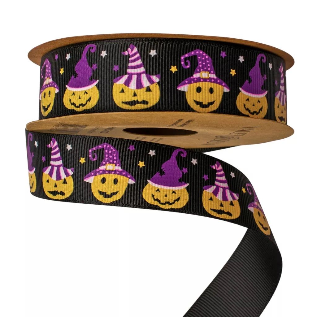 Halloween mintás ripszszalag – 25 mm × 10 m