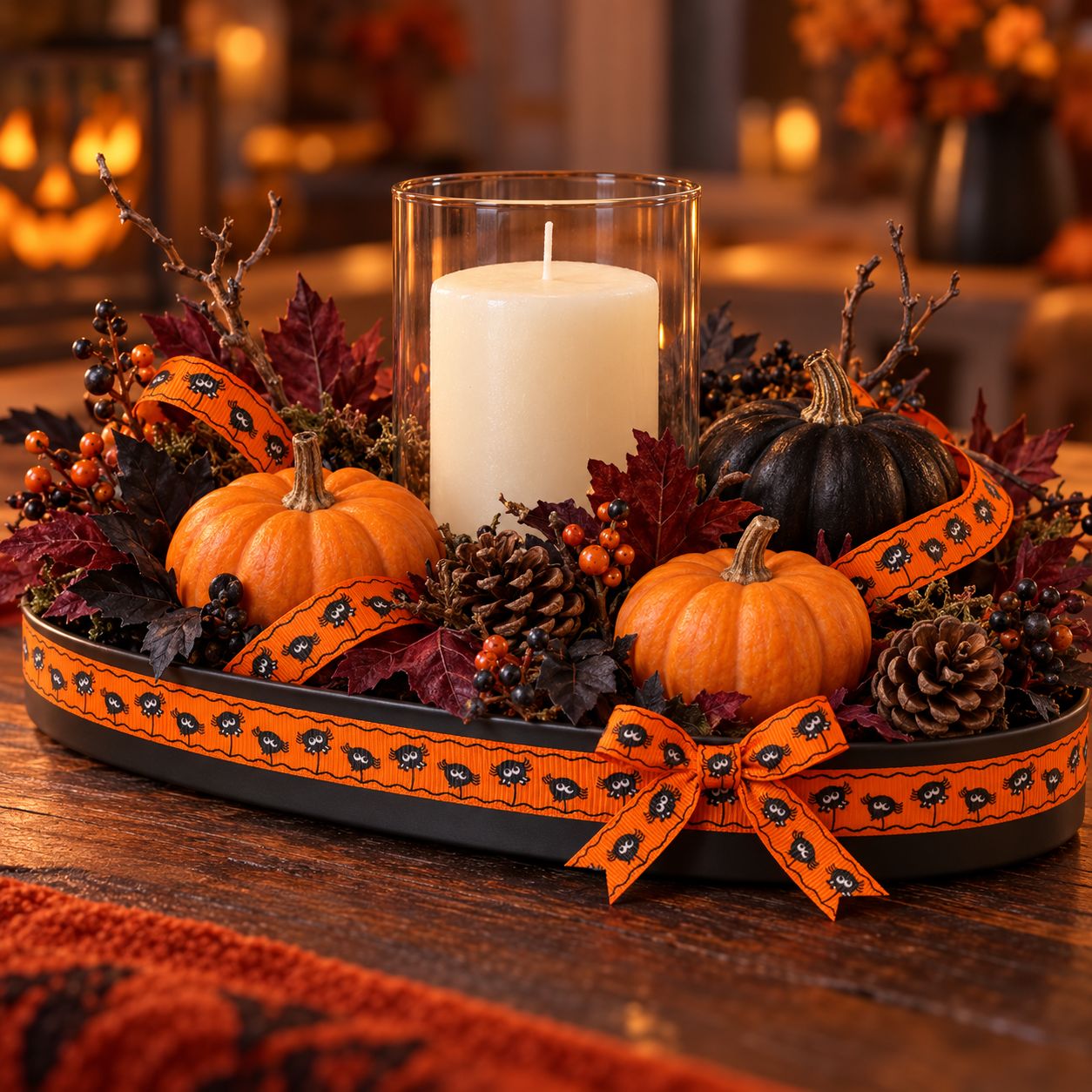 Halloween mintás ripszszalag – 25 mm × 10 m - másolat