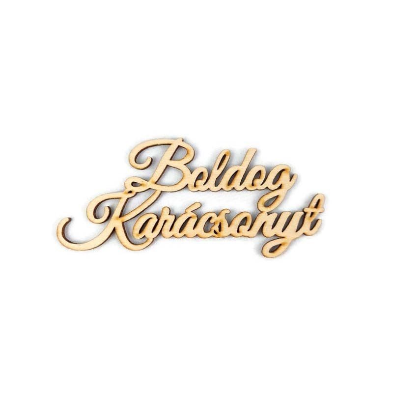 Boldog karácsonyt fa felirat – 3 színben és 3 méretben, 5 db/csomag Boldog karácsonyt fa felirat – 3 színben és 3 méretben, 5 db/csomag