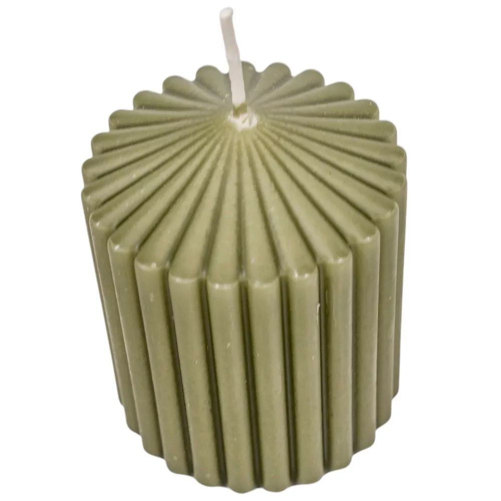 Bordás henger gyertya 60×80 mm – 3 színben