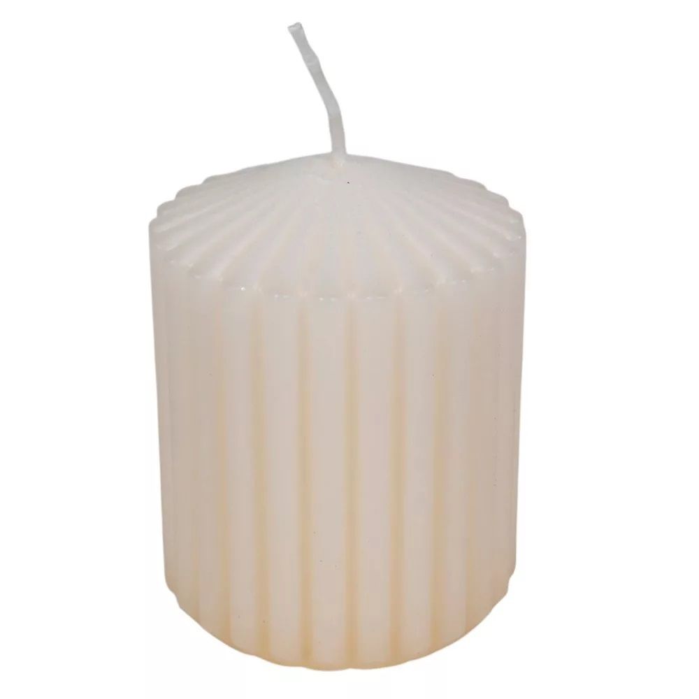 Bordás henger gyertya 60×80 mm – 3 színben