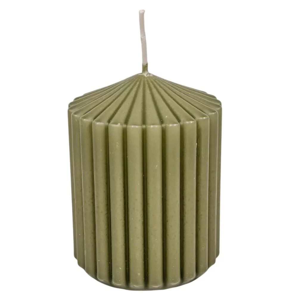 Bordás henger gyertya 60×80 mm – 3 színben