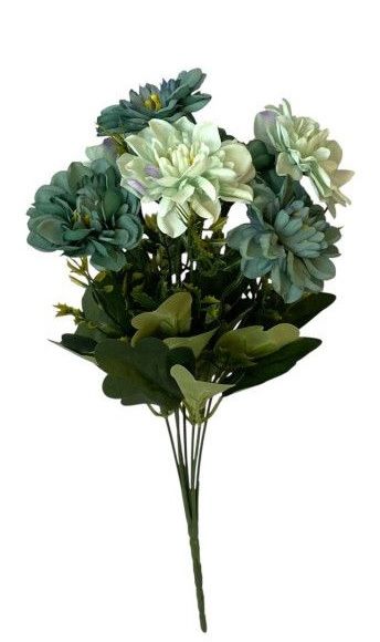 Cínea csokor x7 36cm - Türkiz Cínea csokor x7 36cm - Türkiz